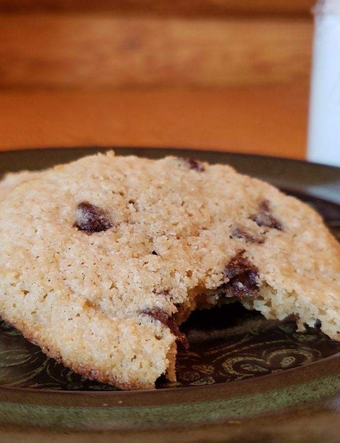Soft Low Carb Dunkable Chocolate Chip Cookies