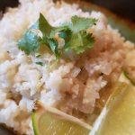Coconut Lime Cauliflower "rice"
