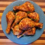 Baked Keto Chicken Legs overview picture