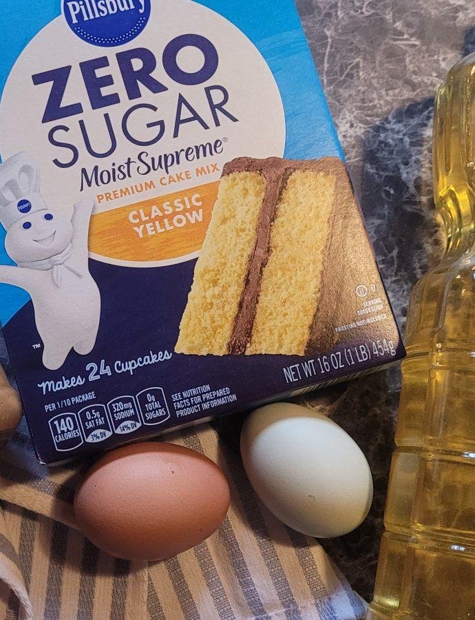 Zero Sugar Cake Mix Peanut Butter Cookies