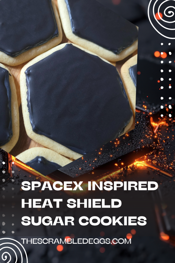 Pin SpaceX Inspired Heat Shield Sugar Cookies